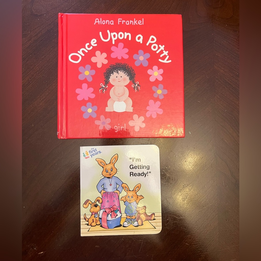 Once Upon a Potty Hardcover Book & The First Years I’m Getting Ready Board Book